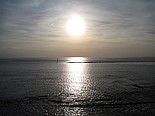 Sonnenuntergang auf dem Wattenmeer